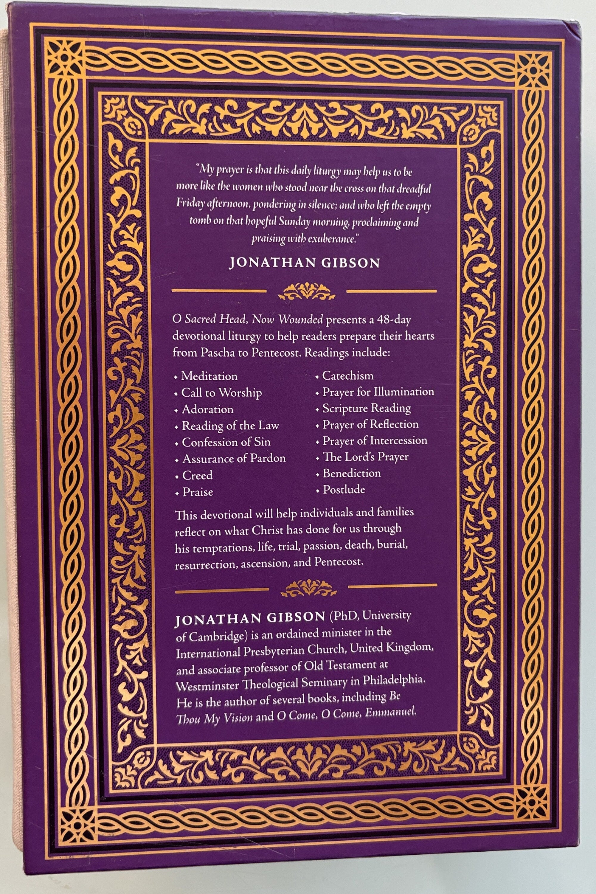 O Sacred Head, Now Wounded - Jonathan Gibson Religious book