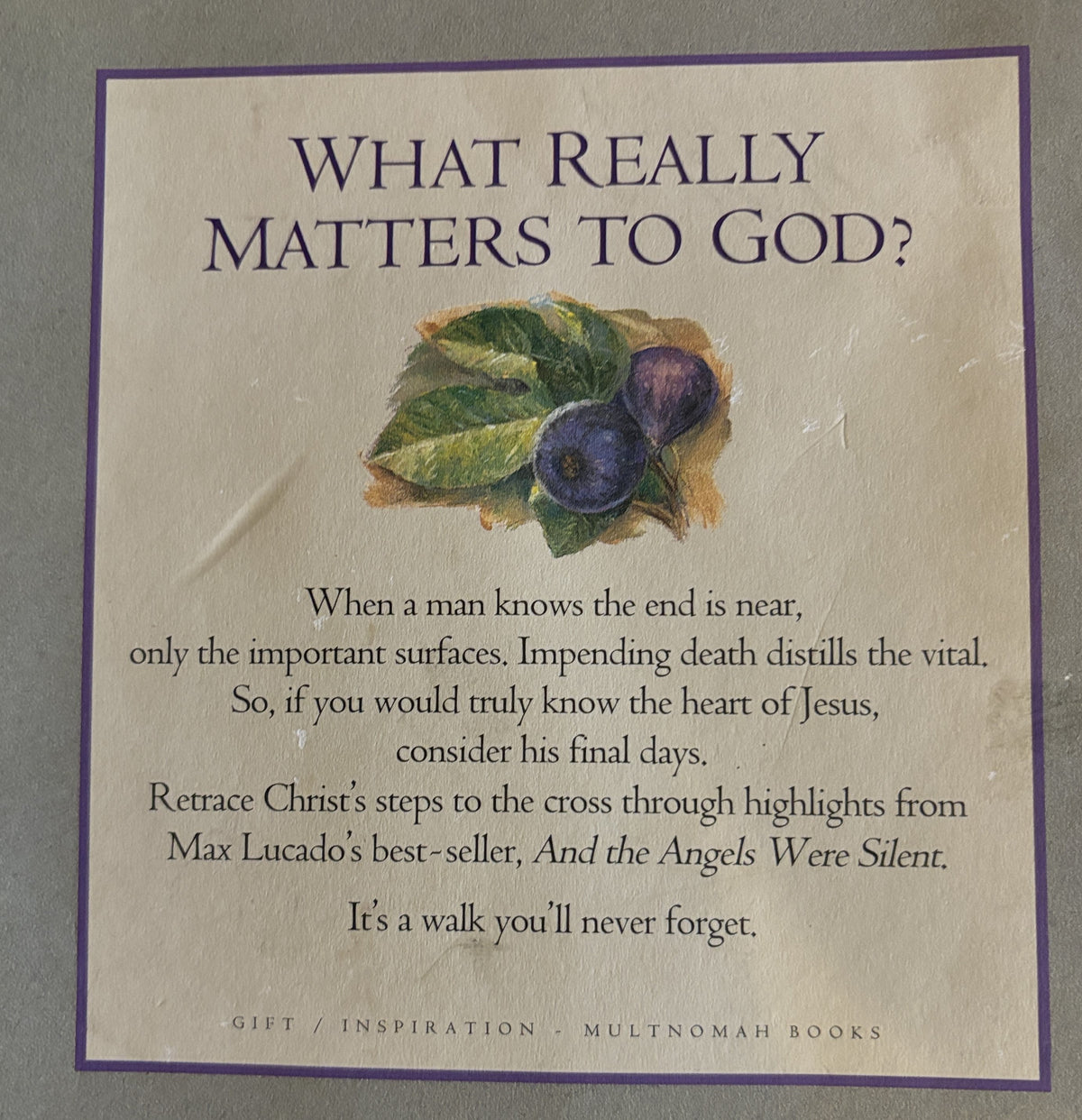 The Final Week of Jesus by Max Lucado