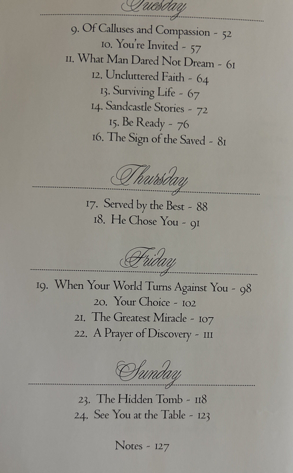 The Final Week of Jesus by Max Lucado