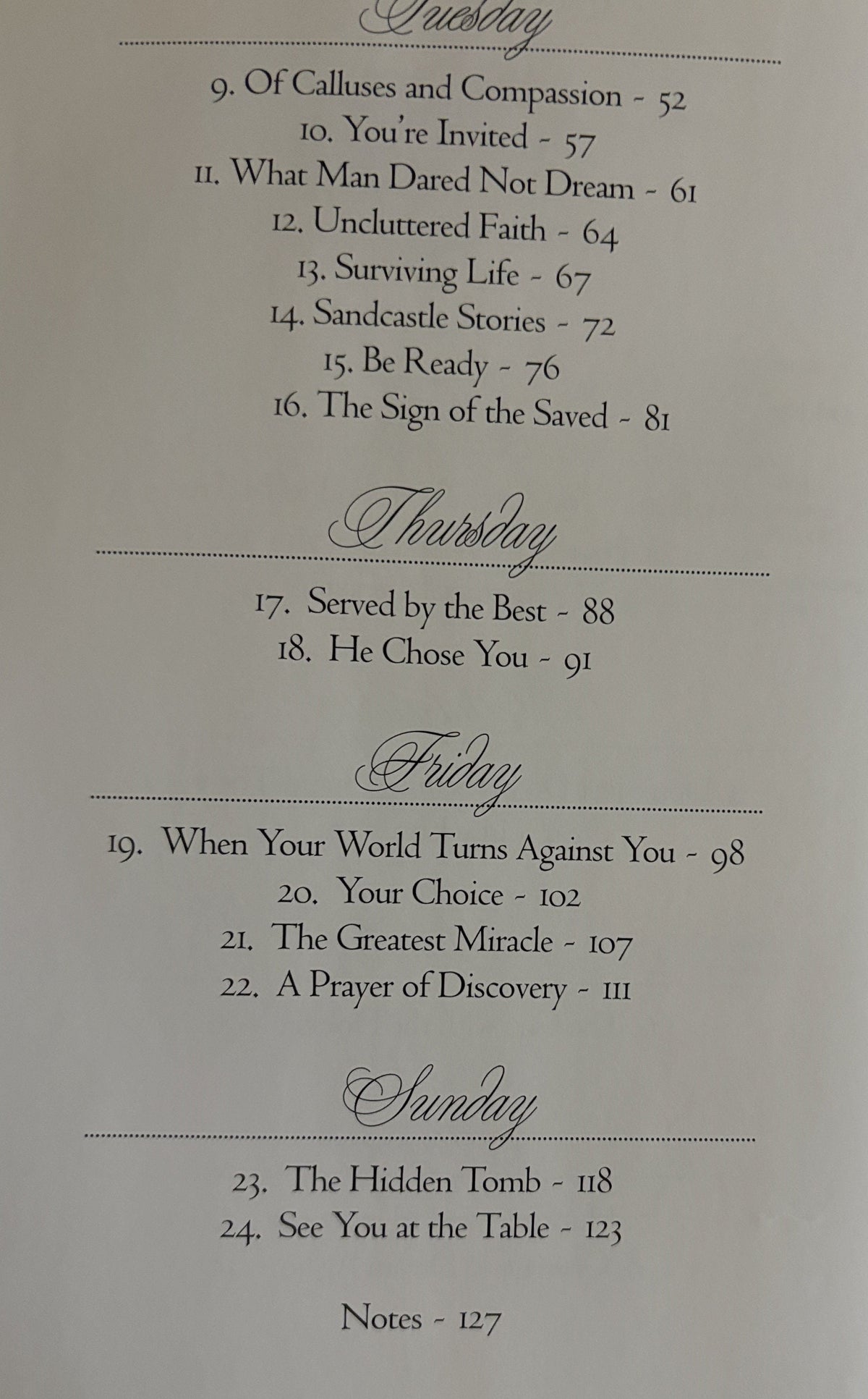 The Final Week of Jesus by Max Lucado