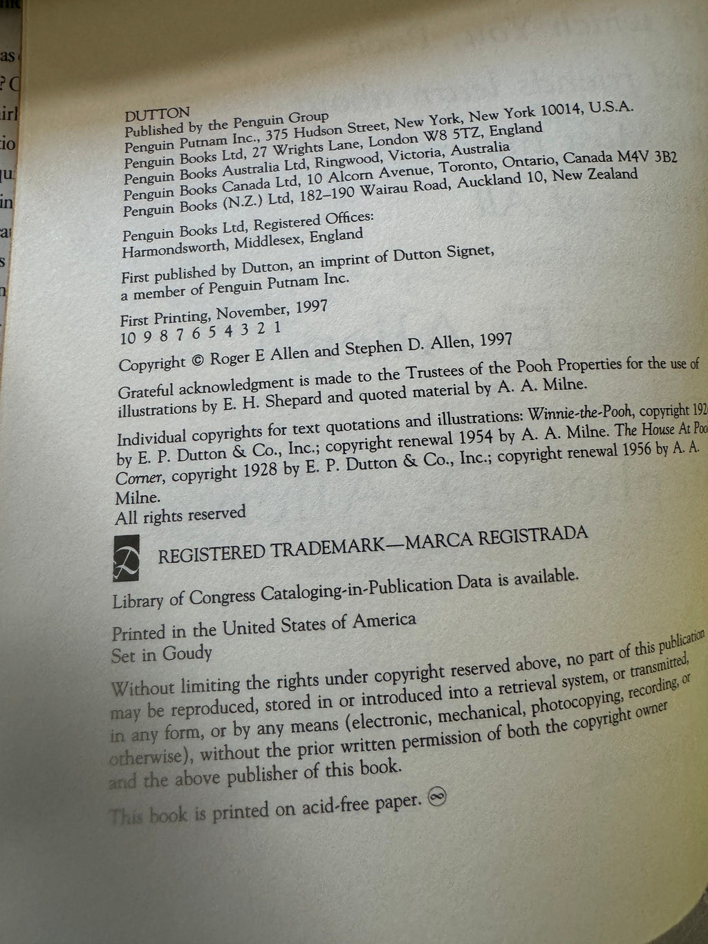 Treasury of Old-Fashioned Christmas Stories First Edition