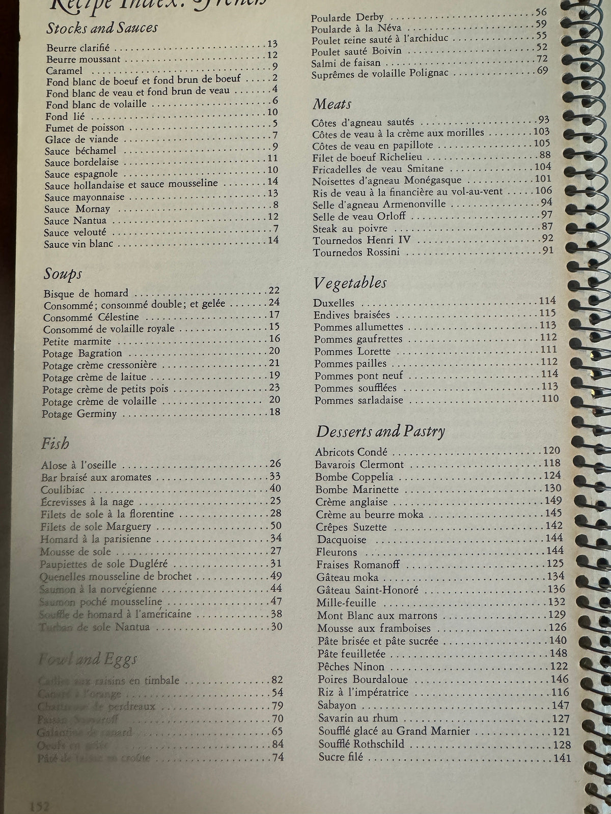 Recipes : Classic French Cooking RETRO