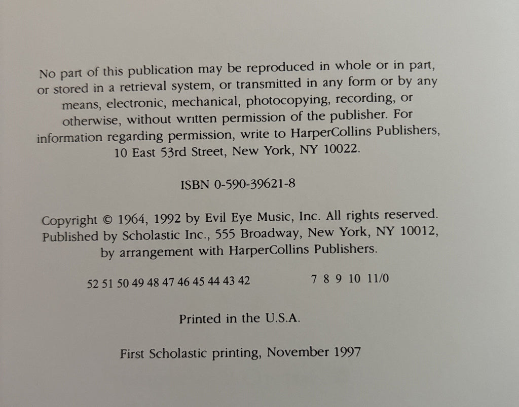 A Giving Tree:  Shel Silverstein  **  First Scholastic Edition  **