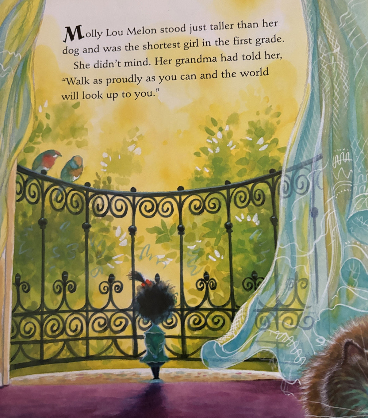 Stand Tall Molly Lou Melon Child's book