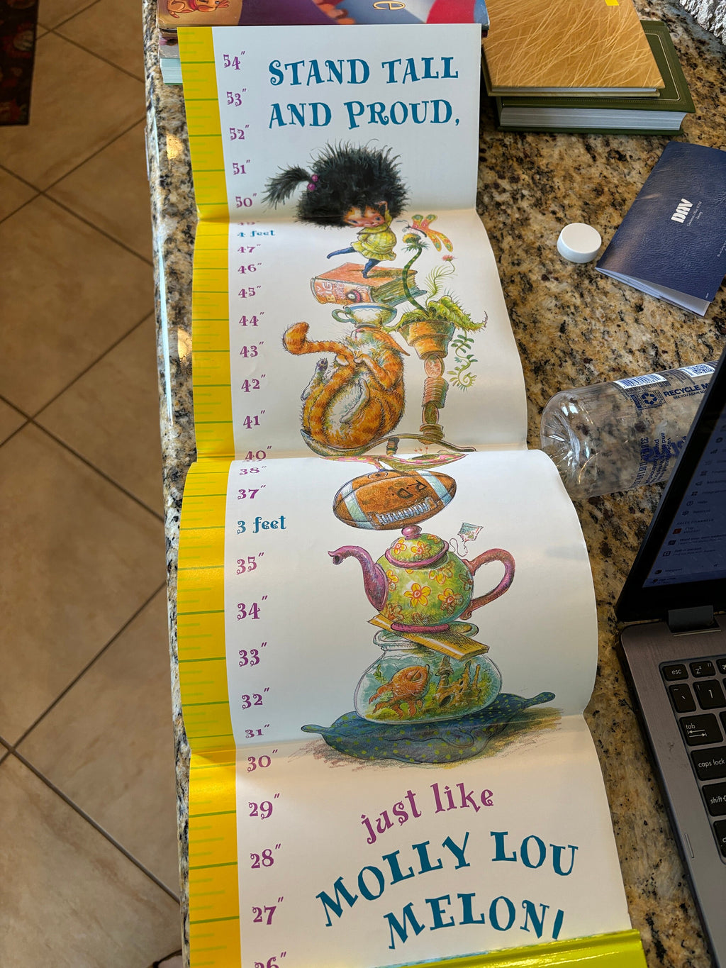 Stand Tall Molly Lou Melon Child's book