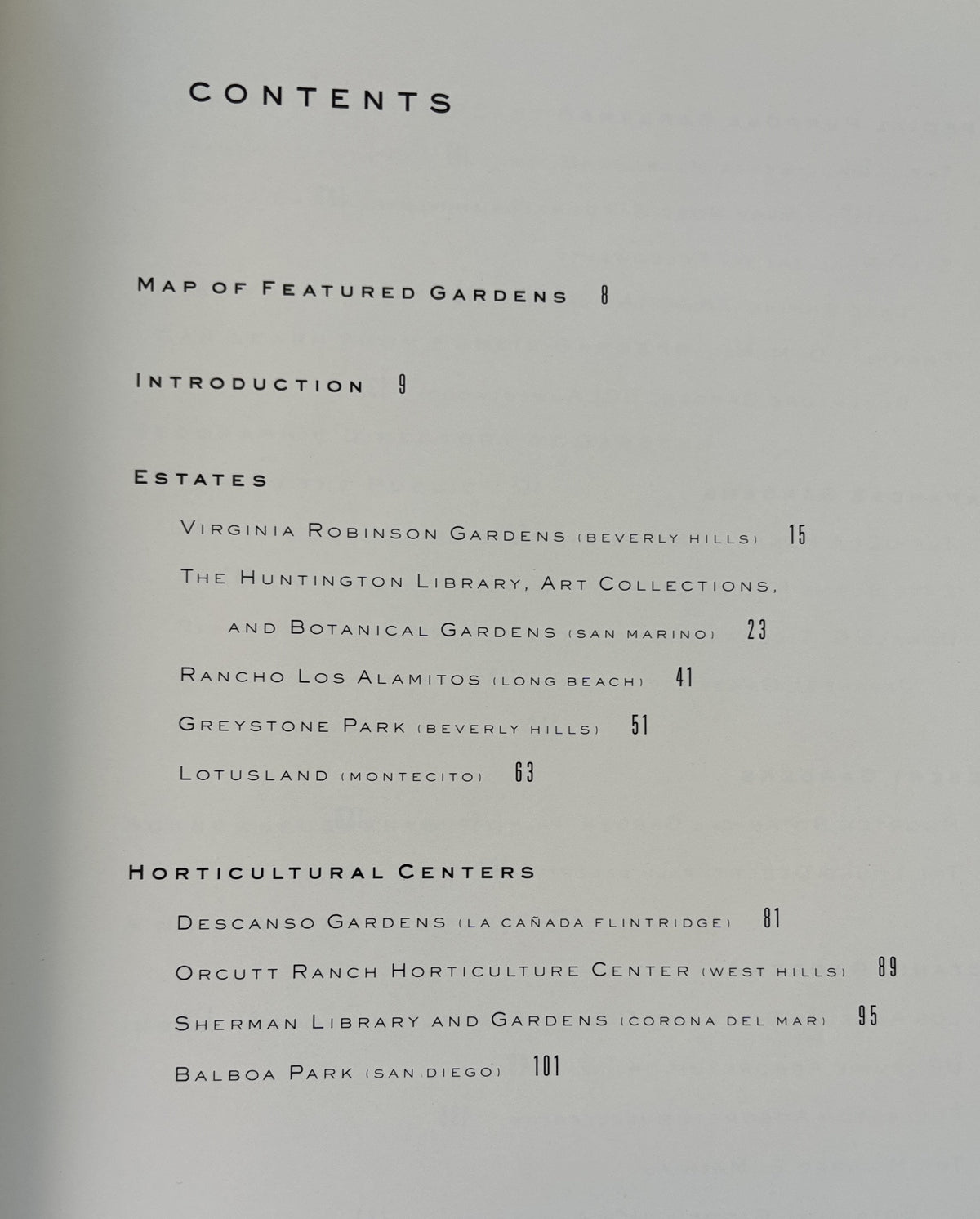 The Gardens of Southern California, GARDEN LOVER First Edition