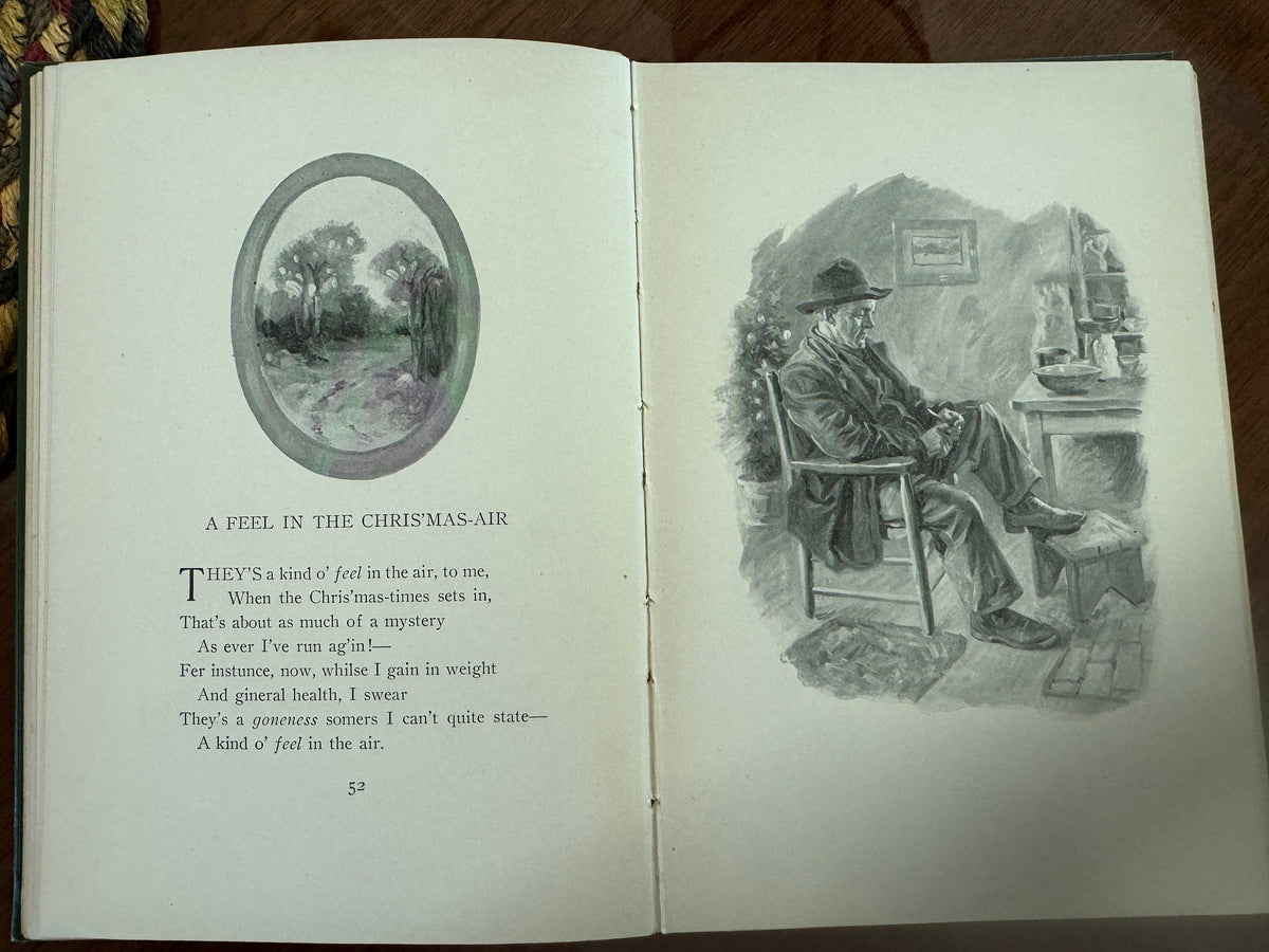 SONGS OF HOME:  Riley, James Whitcomb Published by Bobbs-Merril Co., Indianapolis (1910), 1910