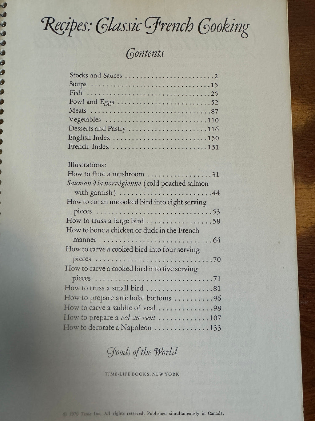 Recipes : Classic French Cooking RETRO