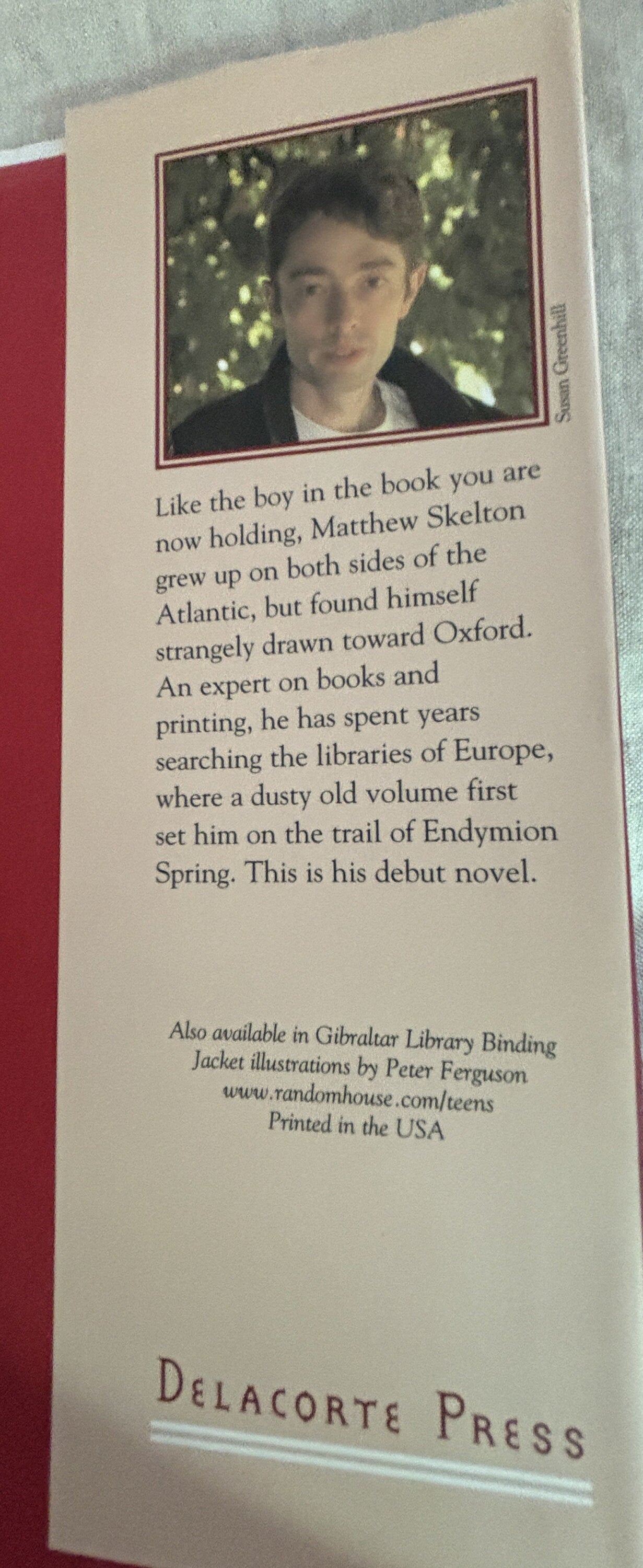 Endymion Spring  - Open the book that unlocks the secret