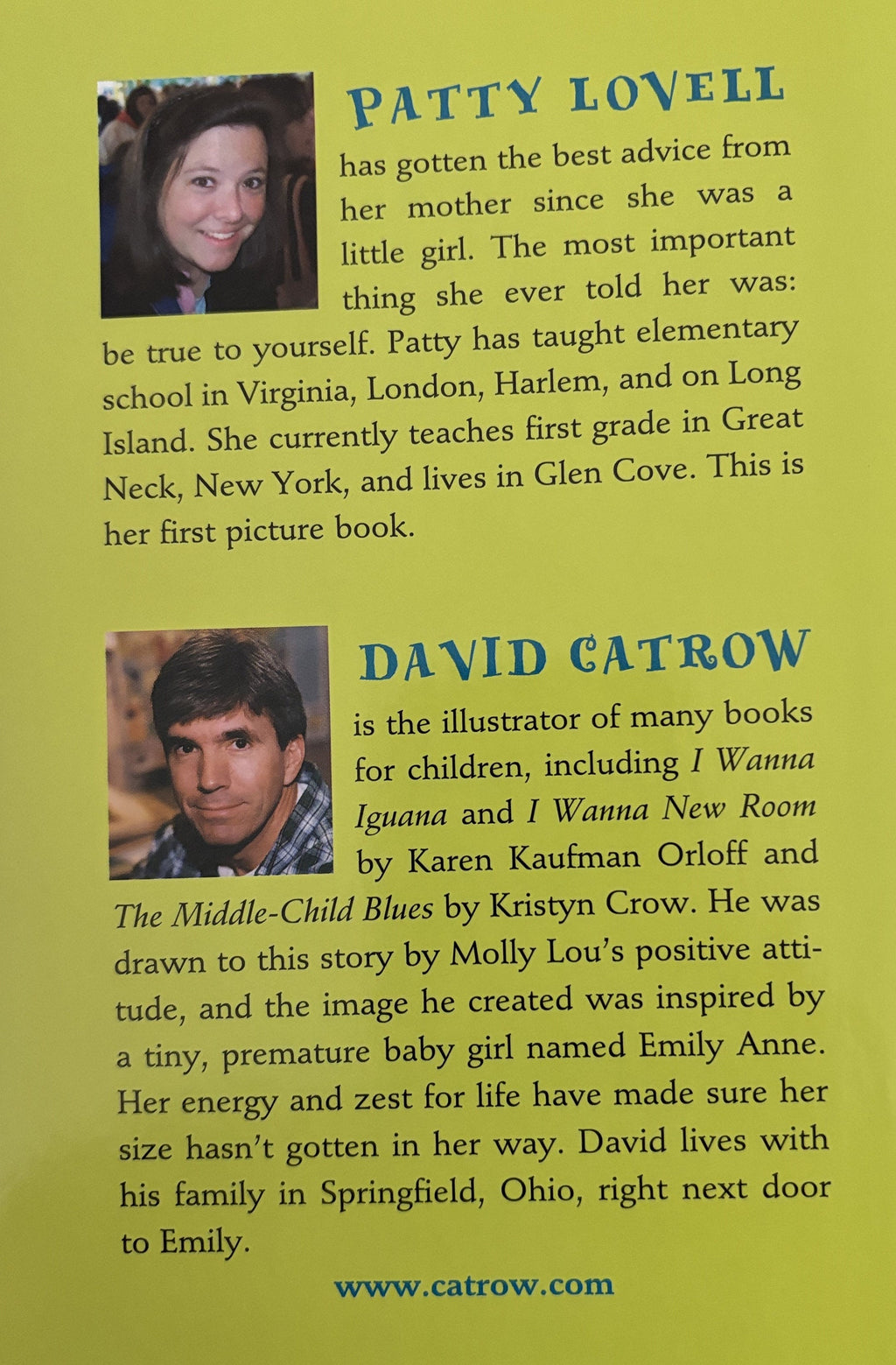 Stand Tall Molly Lou Melon Child's book