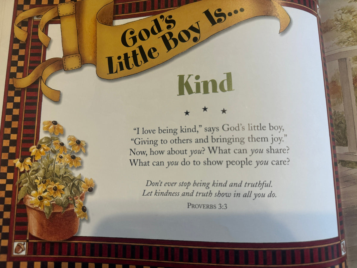 God's Wisdom for Little Boys : Character-Building Fun from Proverbs by Elizabeth Religious, Christian Gift