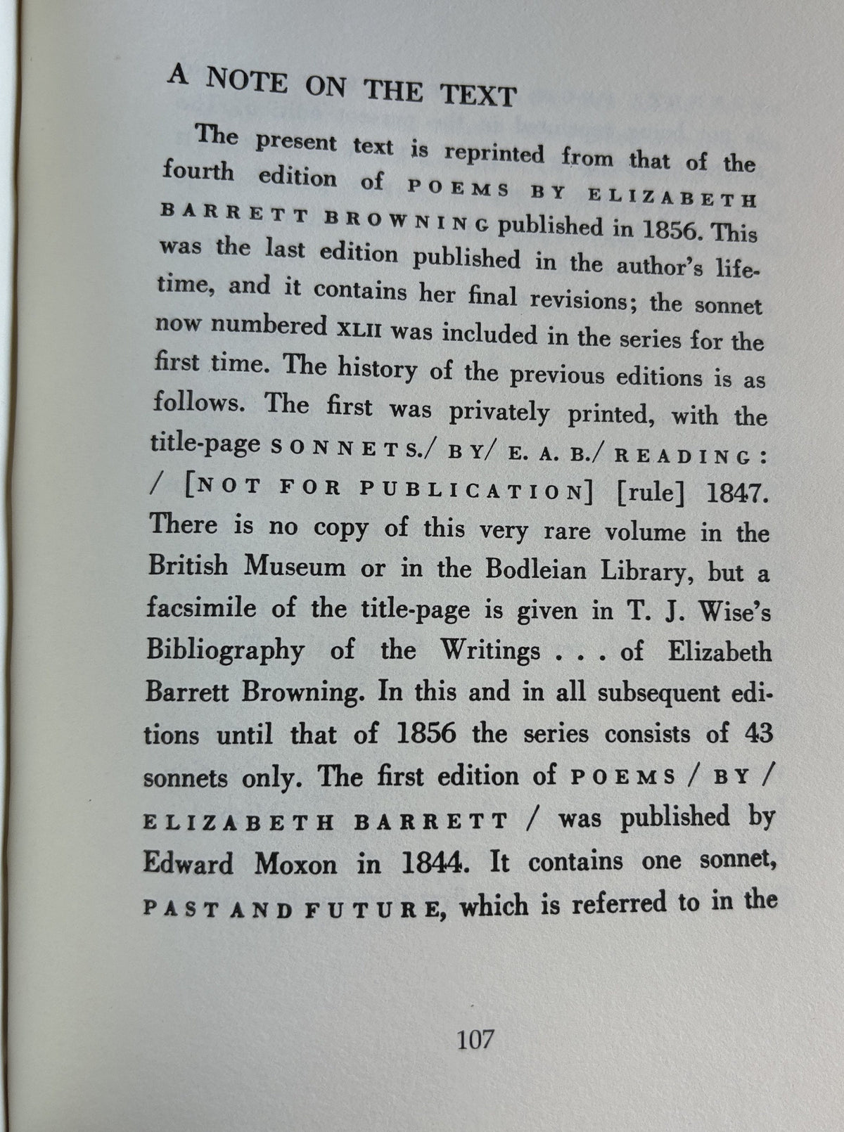 Sonnets From The Portuguese  by Elizabeth Browning