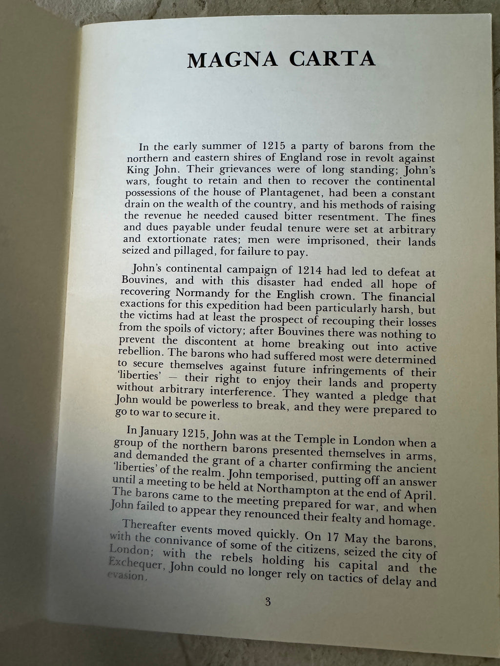 Magna Carta Stroud, Daphne I. Published by Paul Cave Publications Ltd, 1980