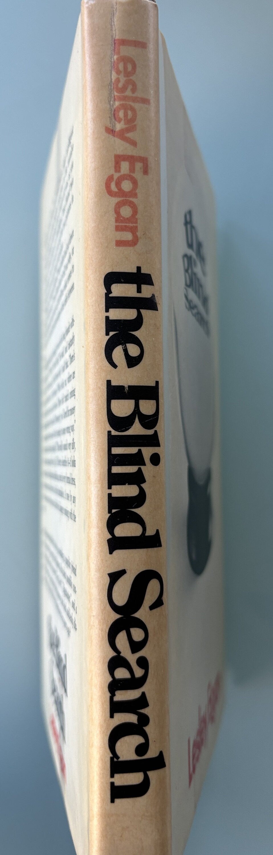 The Blind Search  -  Lesley Egan  -  First Editon 1997