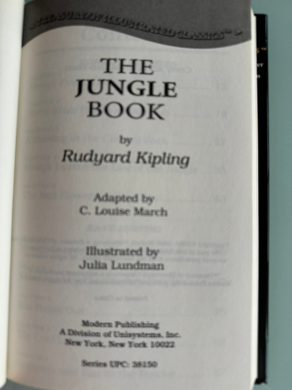 The Jungle Book – Treasury of Illustrated Classics, Rudyard Kipling