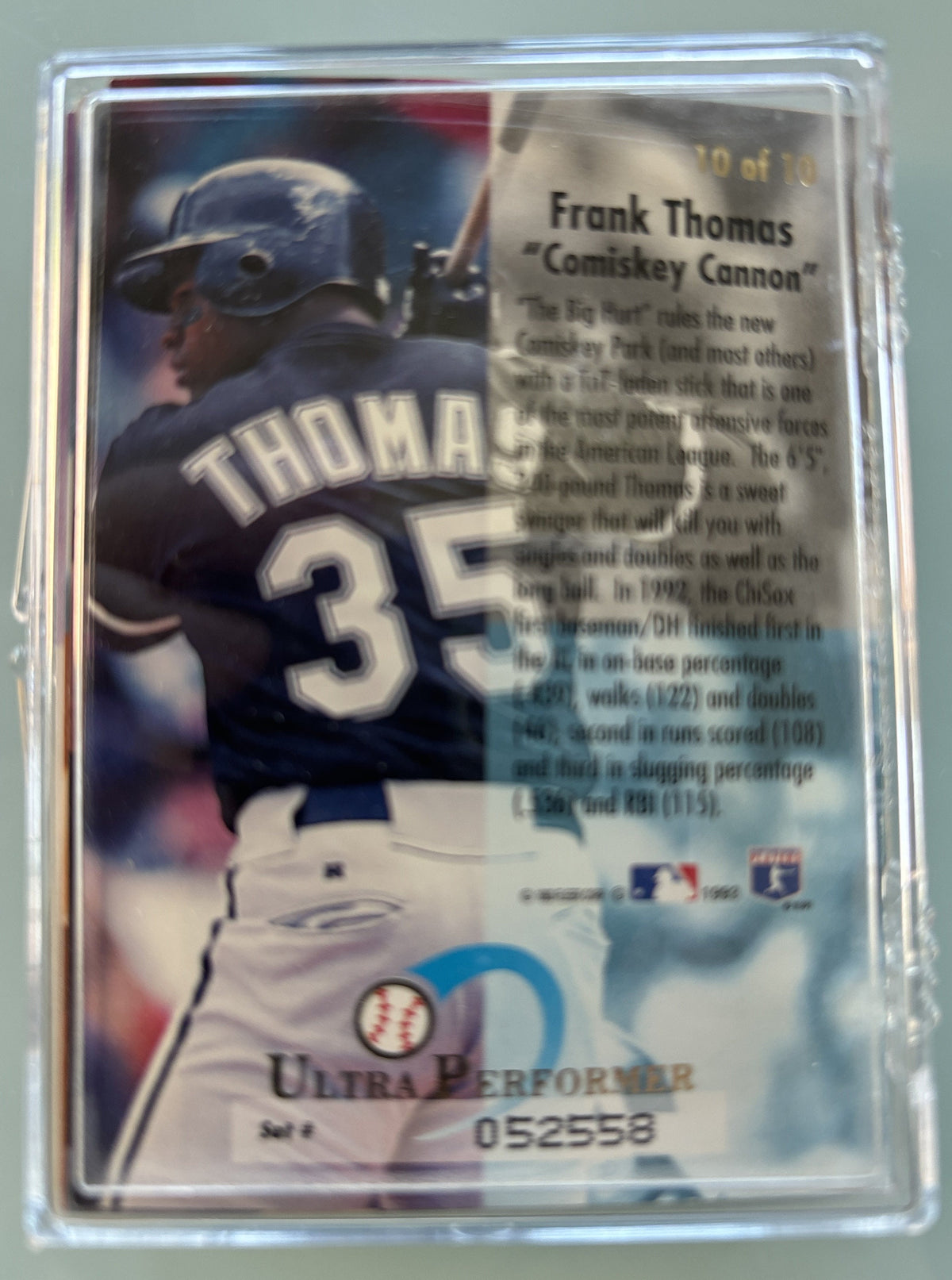 1993 Fleer Ultra Performers Baseball Cards 2/10