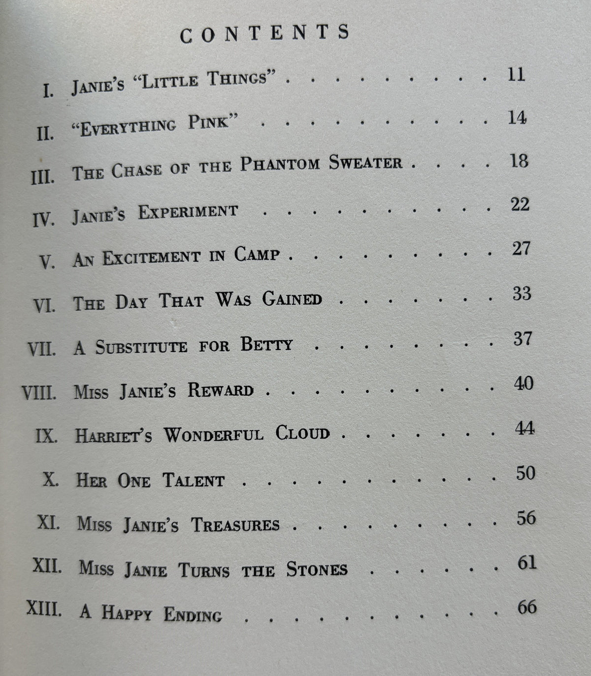Janie's Bright Coners by Emily H Glover (Very Rare) - Copyright 1938