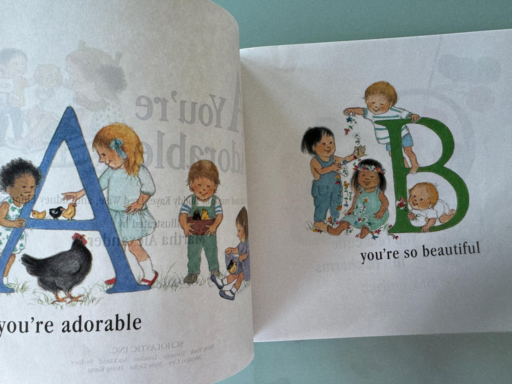 You're Adorable Children's Book, Martha Alexander ABC Songbook