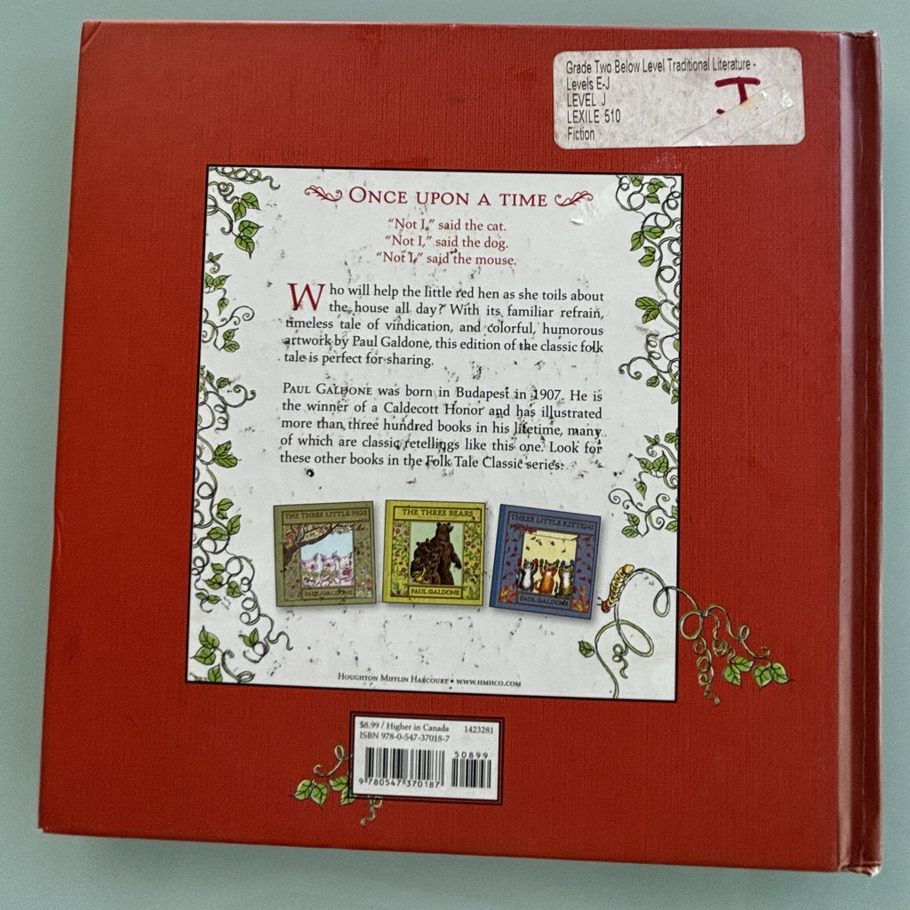 The Little Red Hen:  Paul Galdone