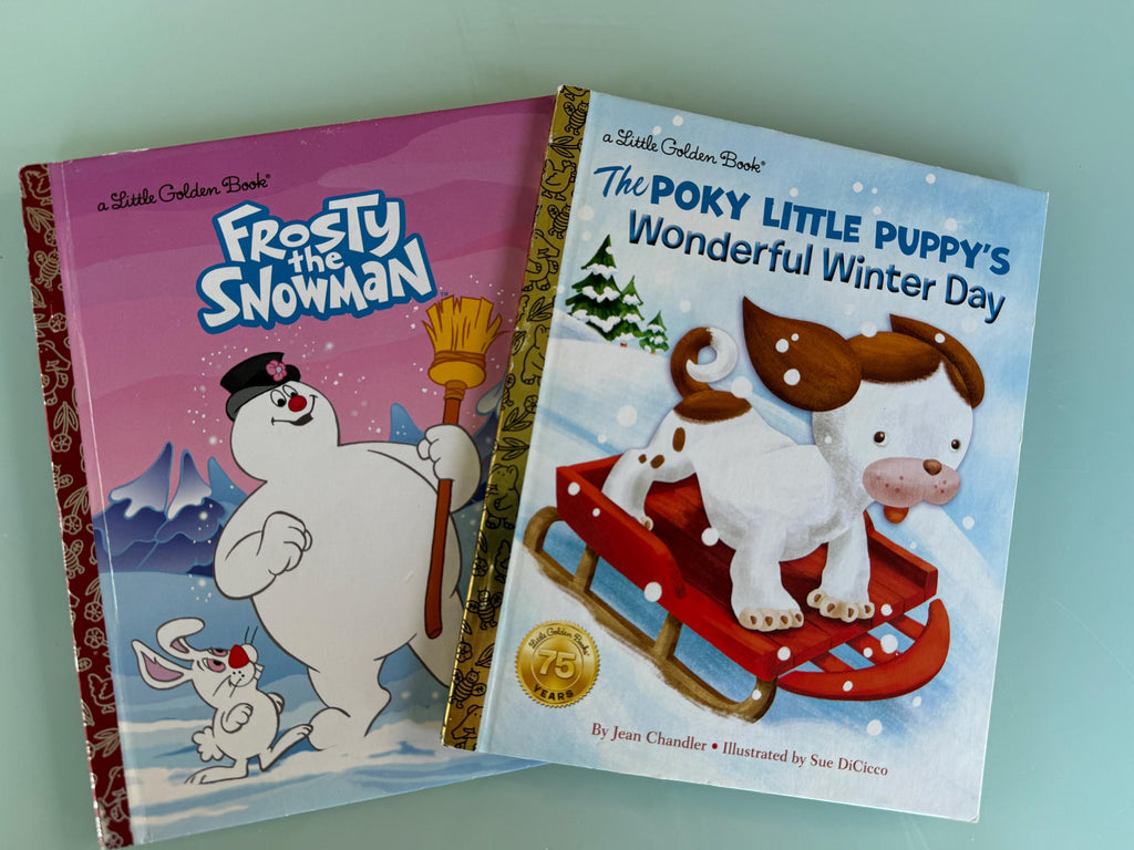 Little Golden Book Set, Poky Puppy & Frosty the Snowman