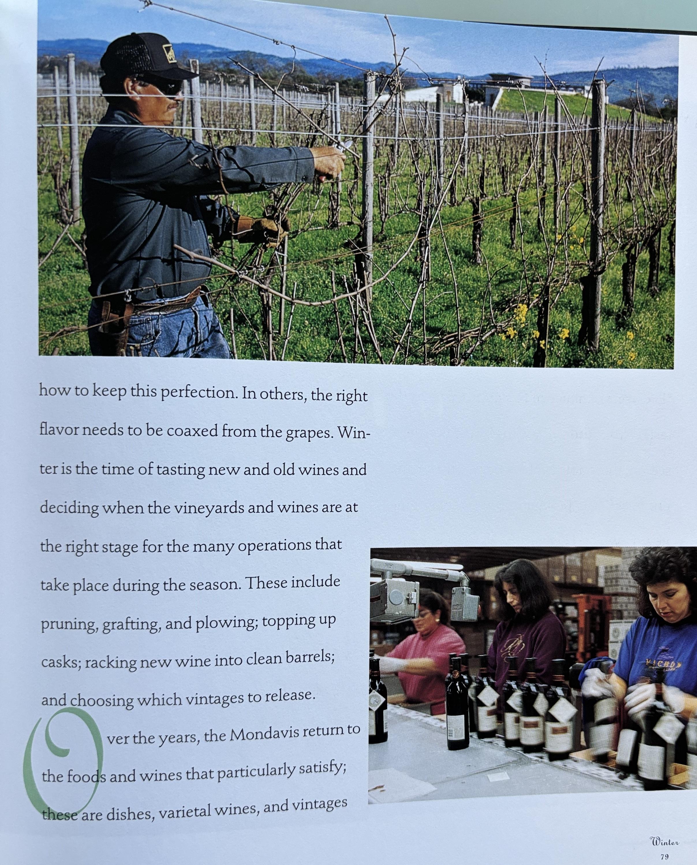 Seasons of the Vineyard from Robert Mondavi Winery 1996