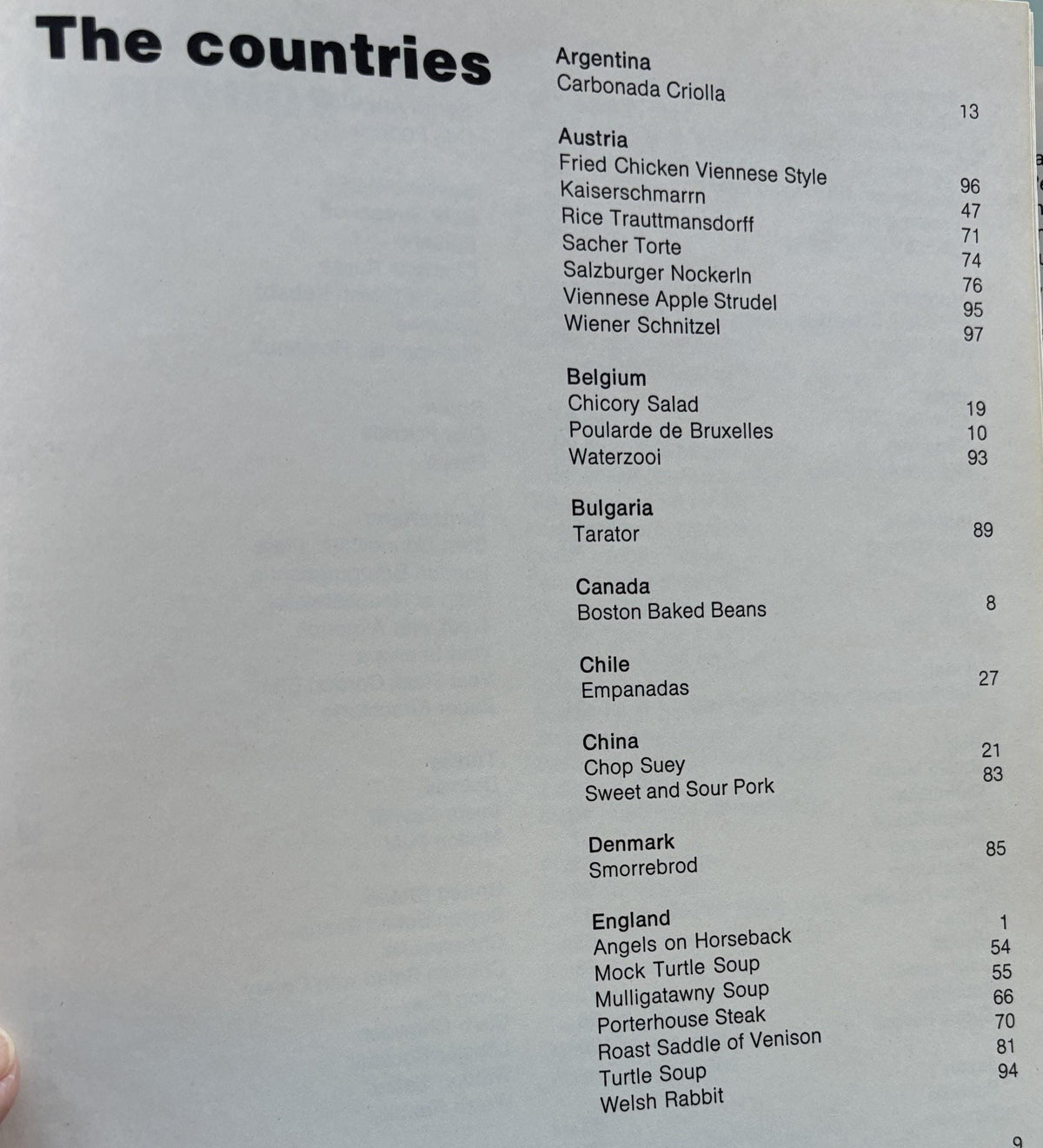 1973 Cookbook: The World's 100 Recipes, Hardcover with Slipcover