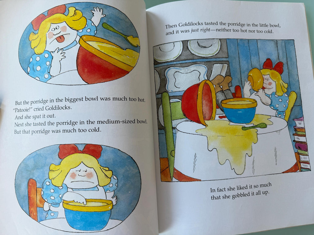 Goldilocks and the three Bears Marshall Softcover Book Lightweight Book For Travel