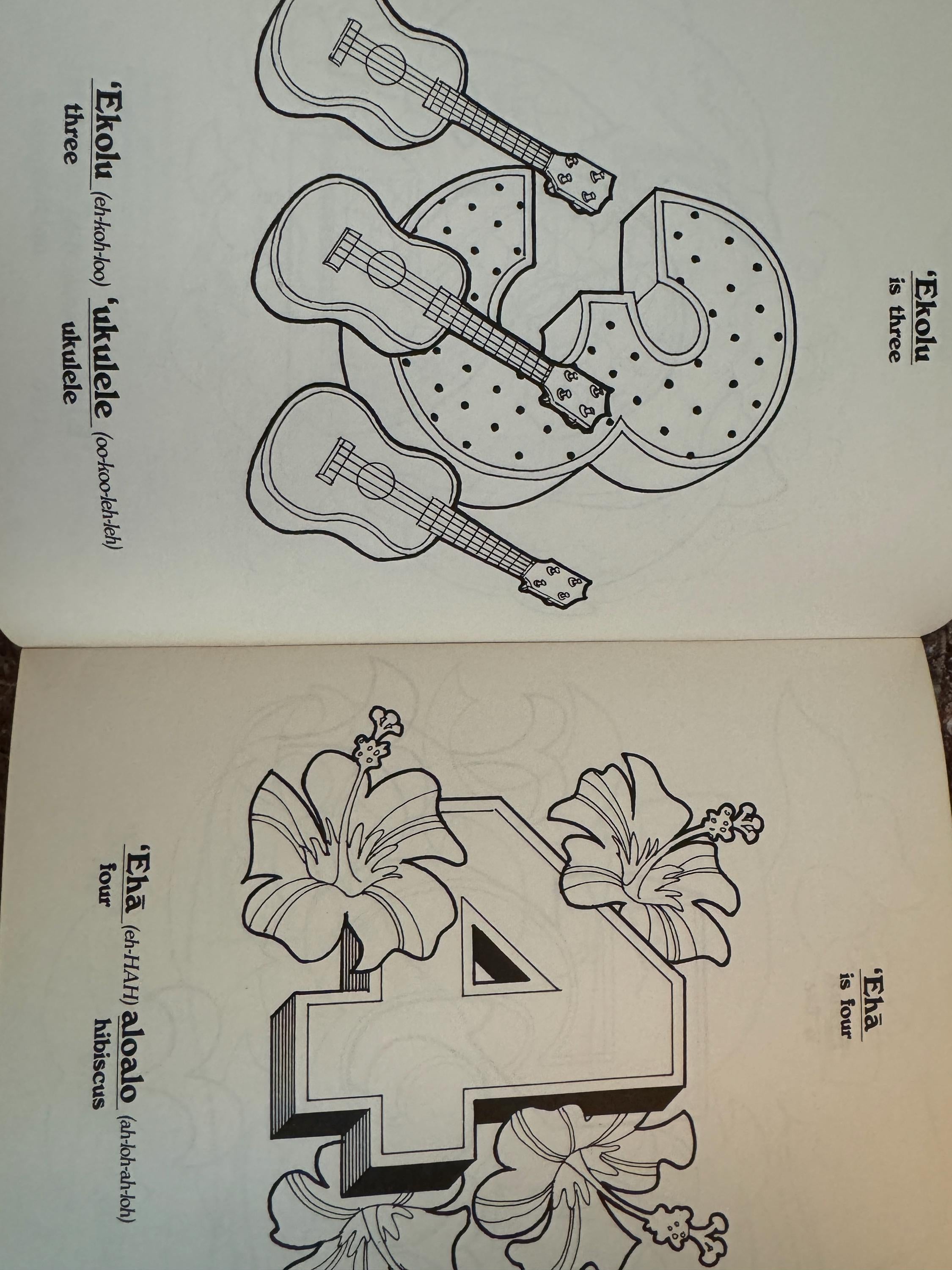 LET'S LEARN to Count in  HAWAIIAN By Keiki Chang Kawai'ae'a Color & Activity Book