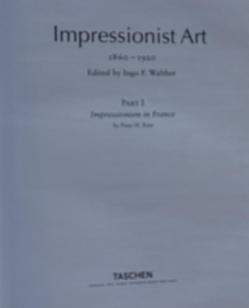 Impressionism Art Hardcover Book, 18th Century