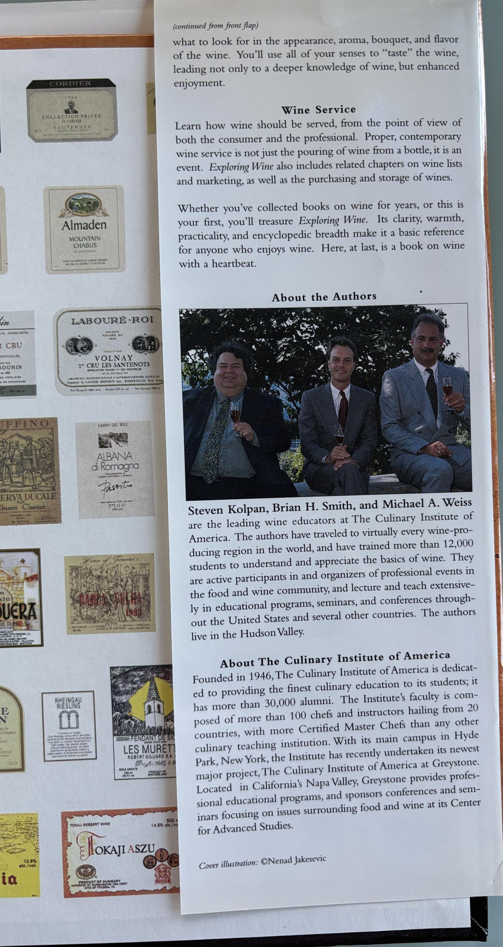 Exploring Wine America's Guide to Wines of the World  1996 Vintag Book