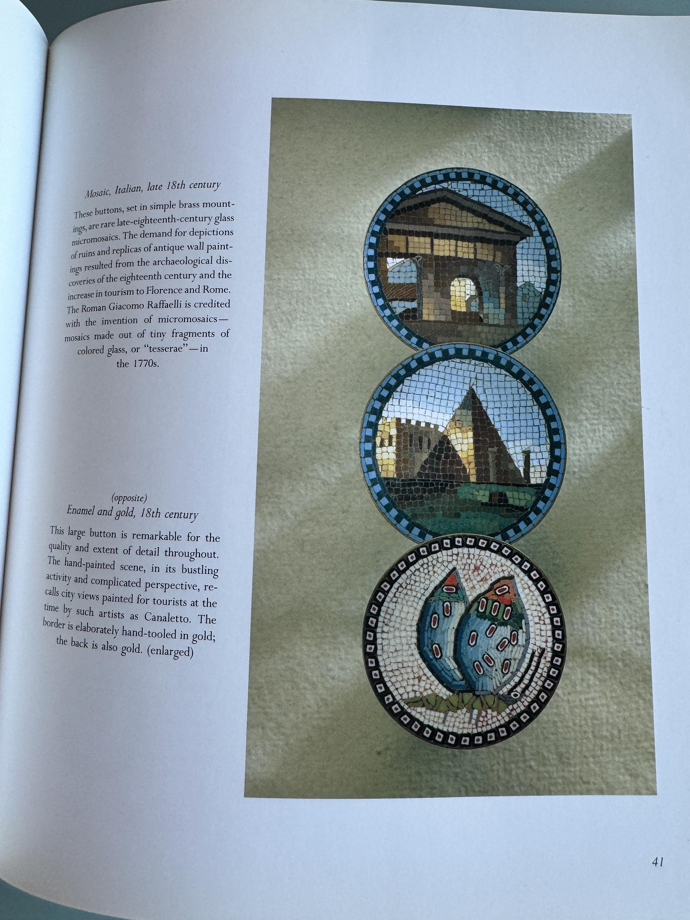 Buttons by Epstein & Safro, 1991 Paperback, Collecting Fashion History