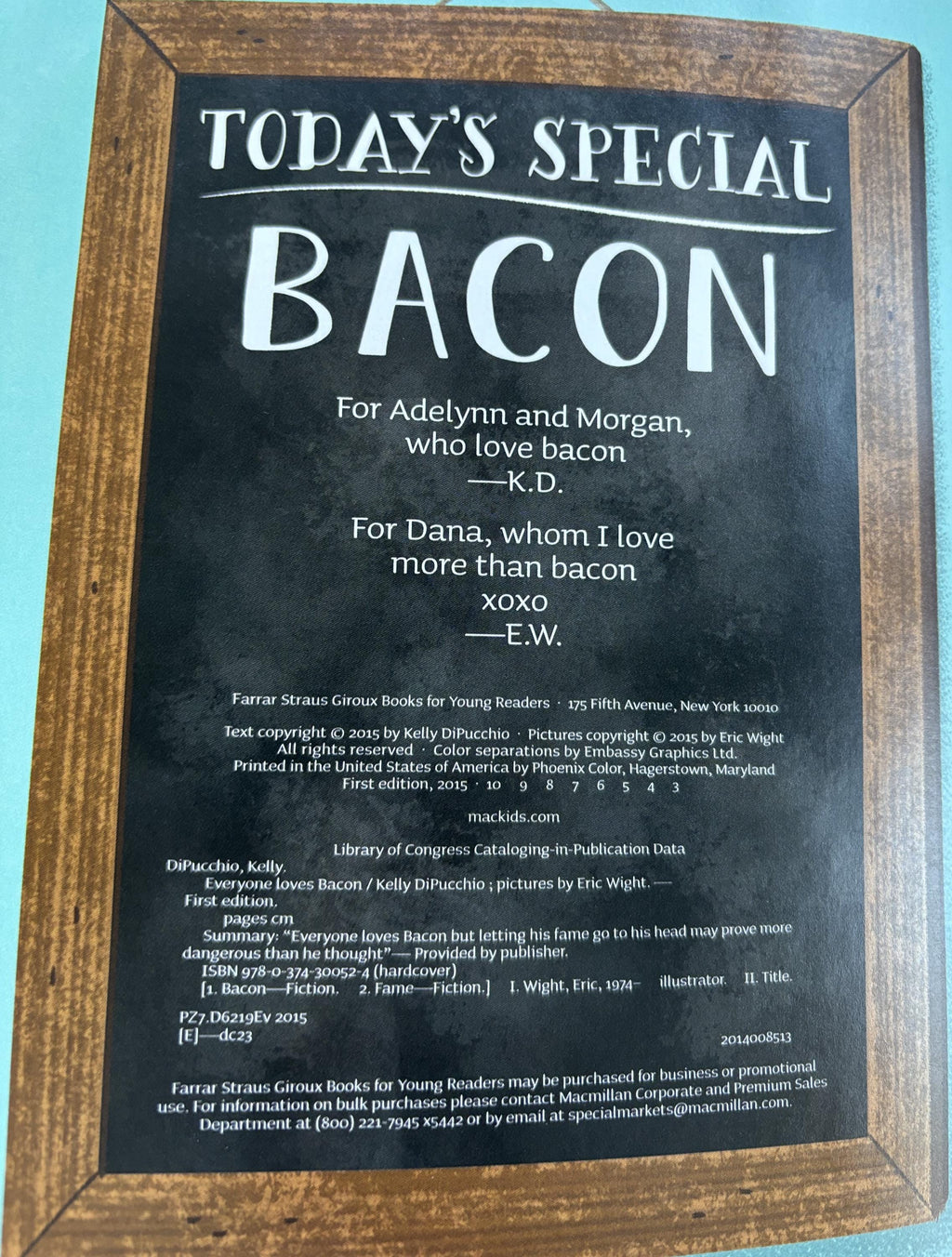 Everyone Love Bacon  -  First Edition
