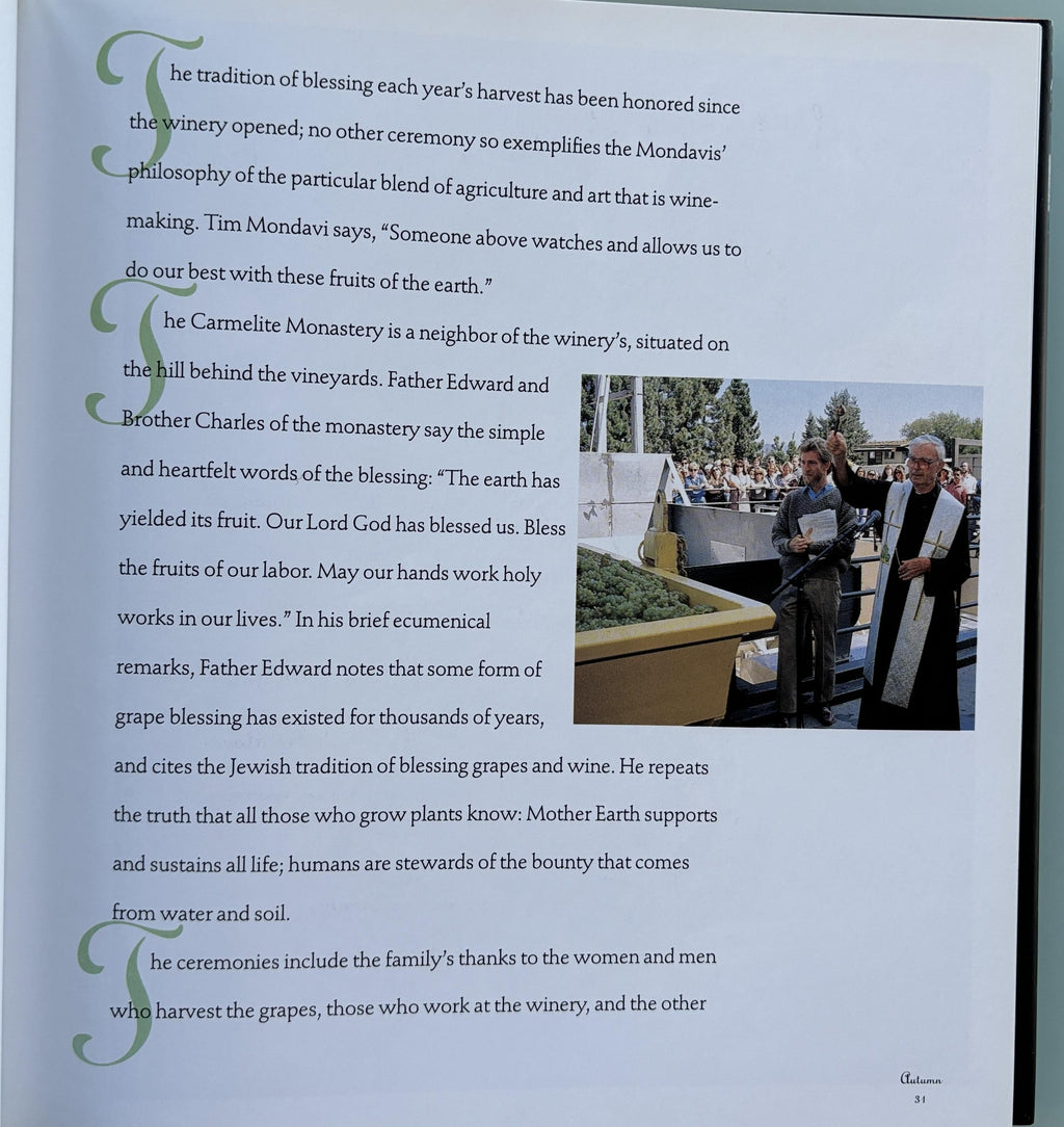 Seasons of the Vineyard from Robert Mondavi Winery 1996