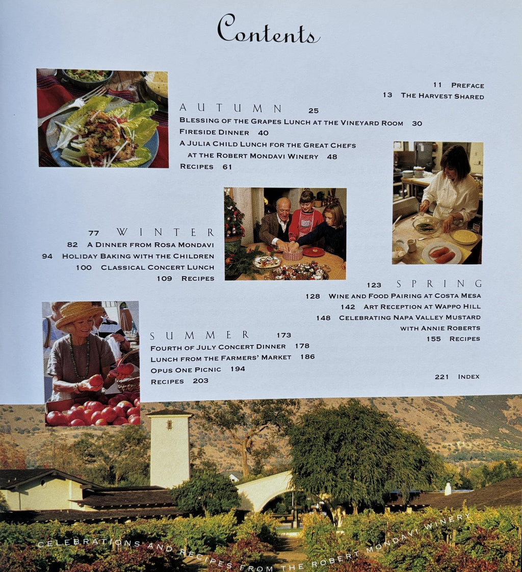 Seasons of the Vineyard from Robert Mondavi Winery 1996
