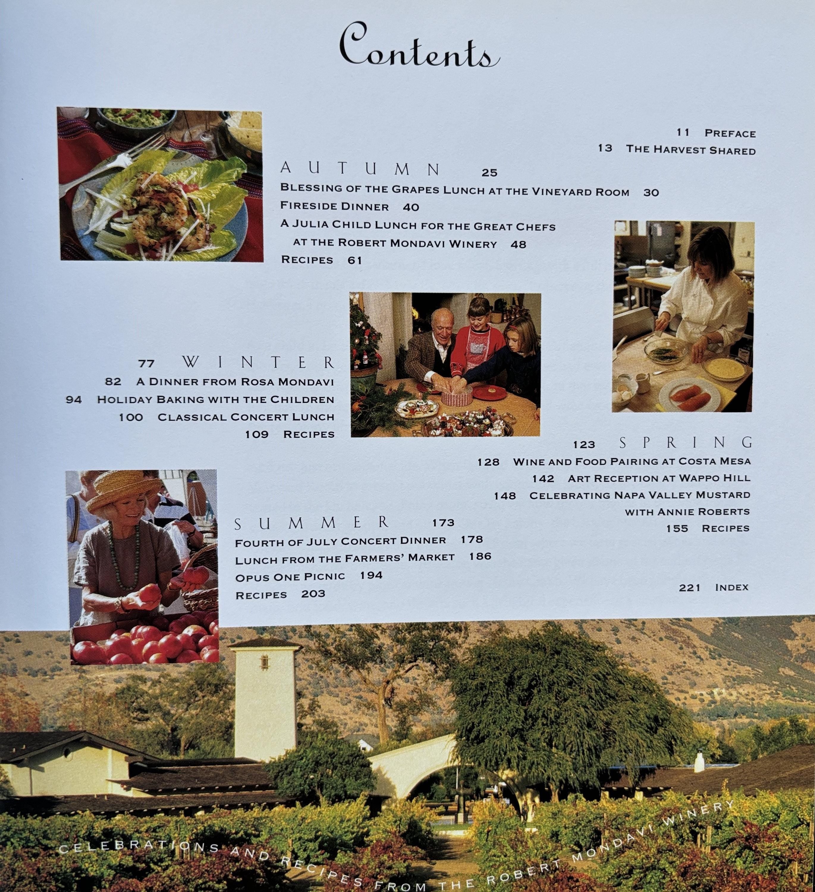 Seasons of the Vineyard from Robert Mondavi Winery 1996