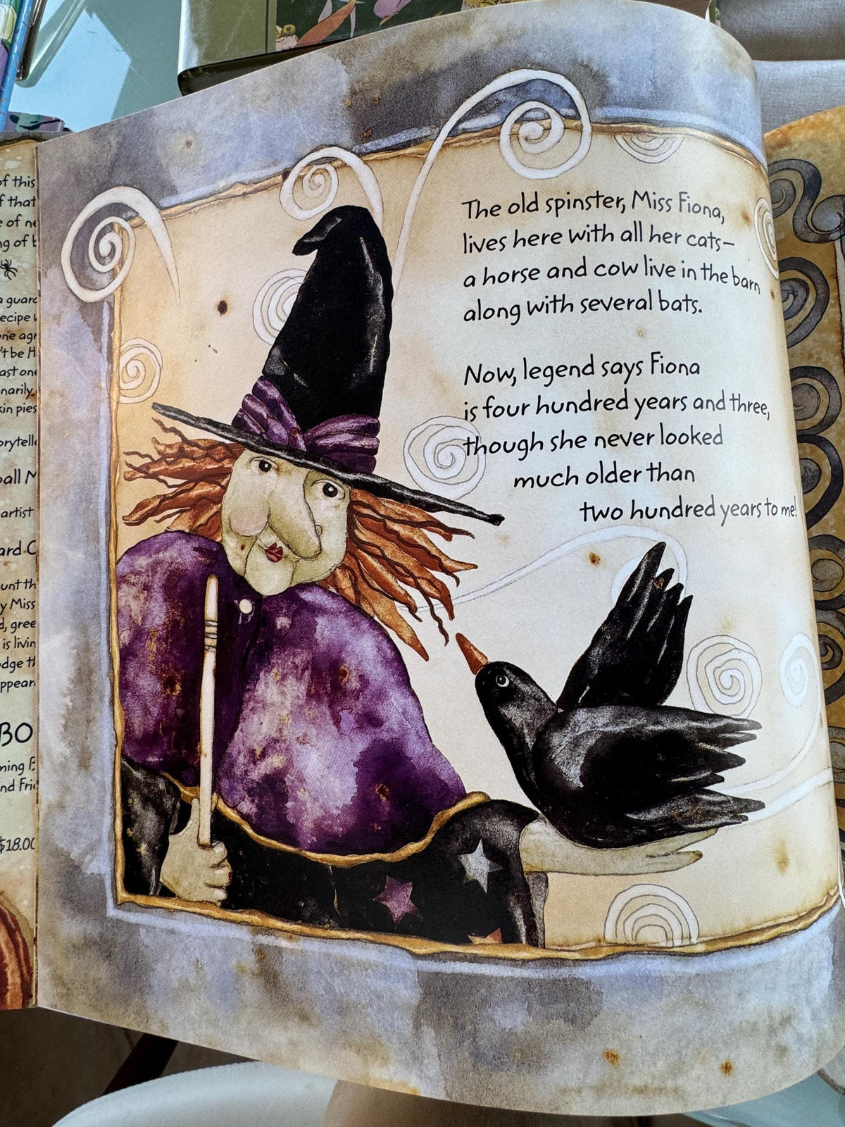 Miss Fiona's Stupendous Pie Mark Kimball Mouton Fun Child's HB Book Halloween Decor