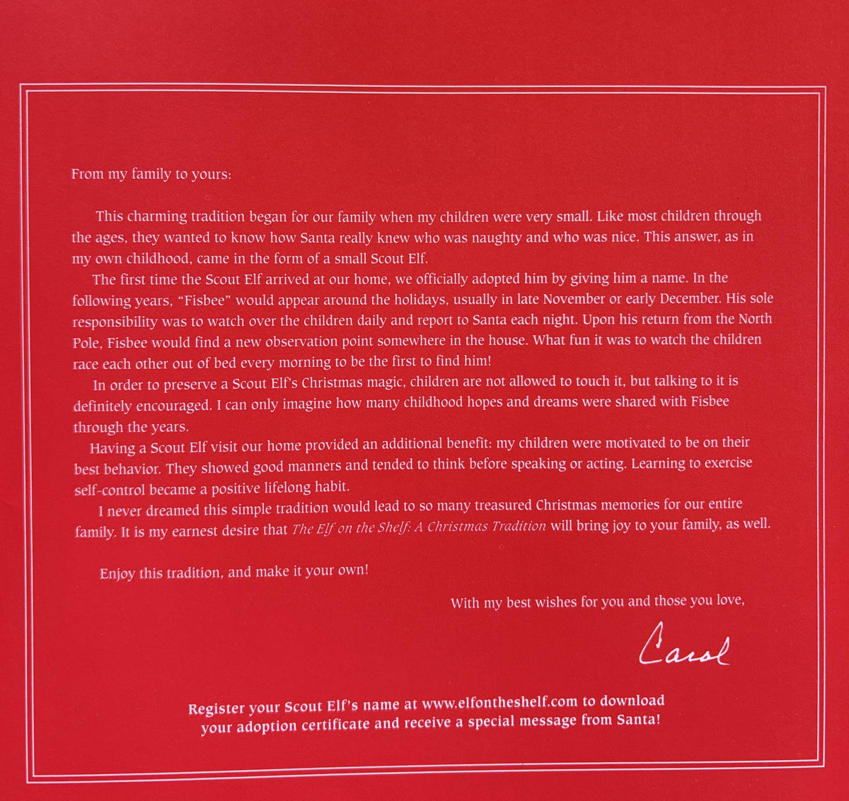 The Elf on the Shelf - A Christas Tradition:  Carol V. Aebersold  **  First Edition  **  2005