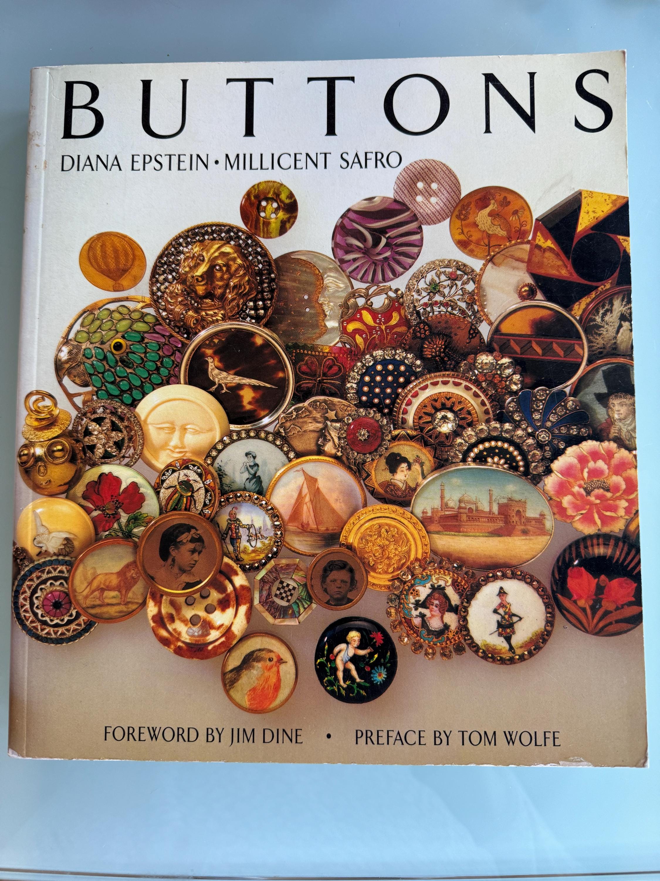 Buttons by Epstein & Safro, 1991 Paperback, Collecting Fashion History