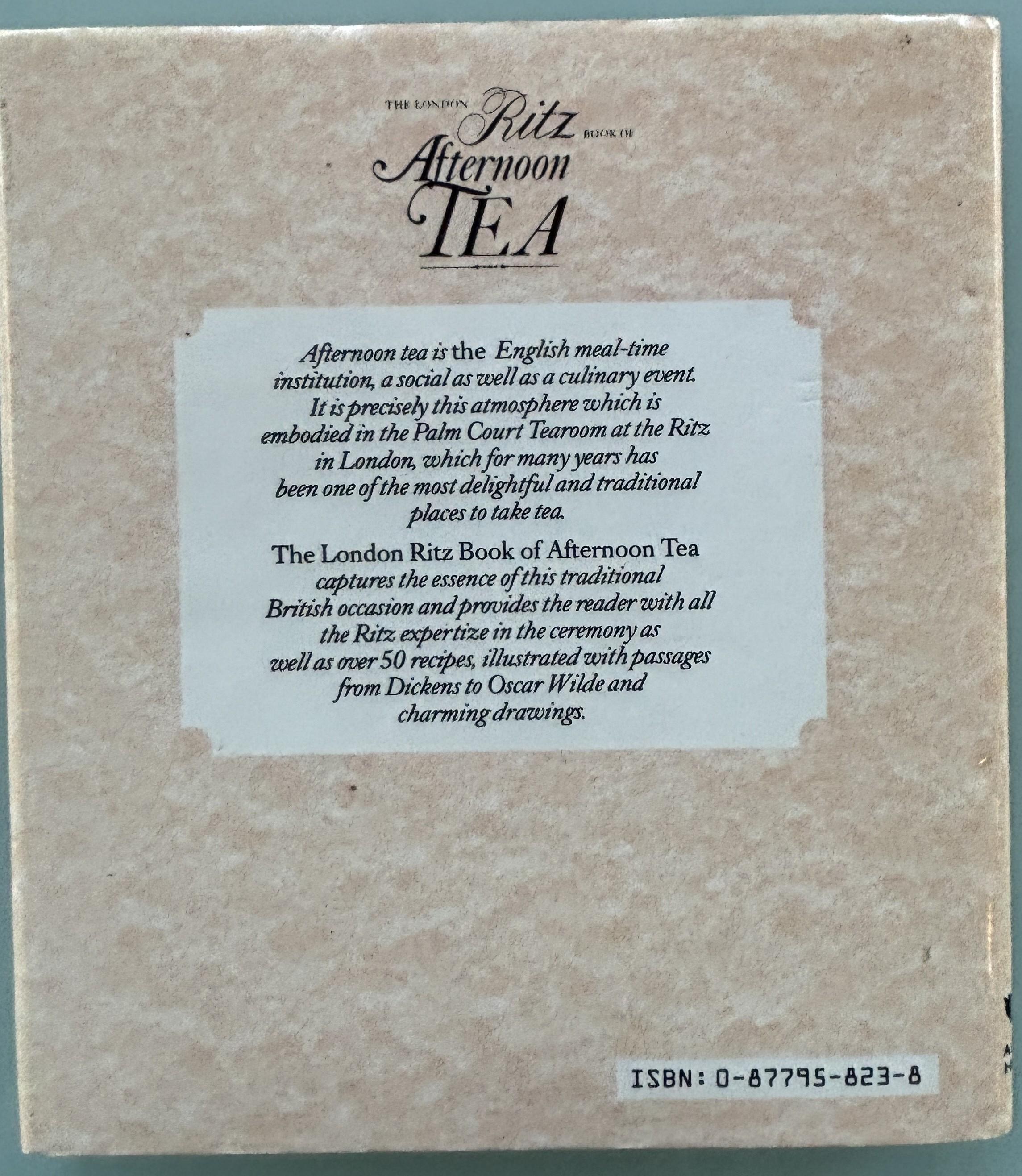 The London Ritz Book of Afternoon Tea by Helen Simpson