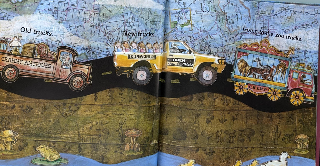 Trucks, Whizz! Zoom! Rumble! by Patricia Hubbell  **  First Edition  **