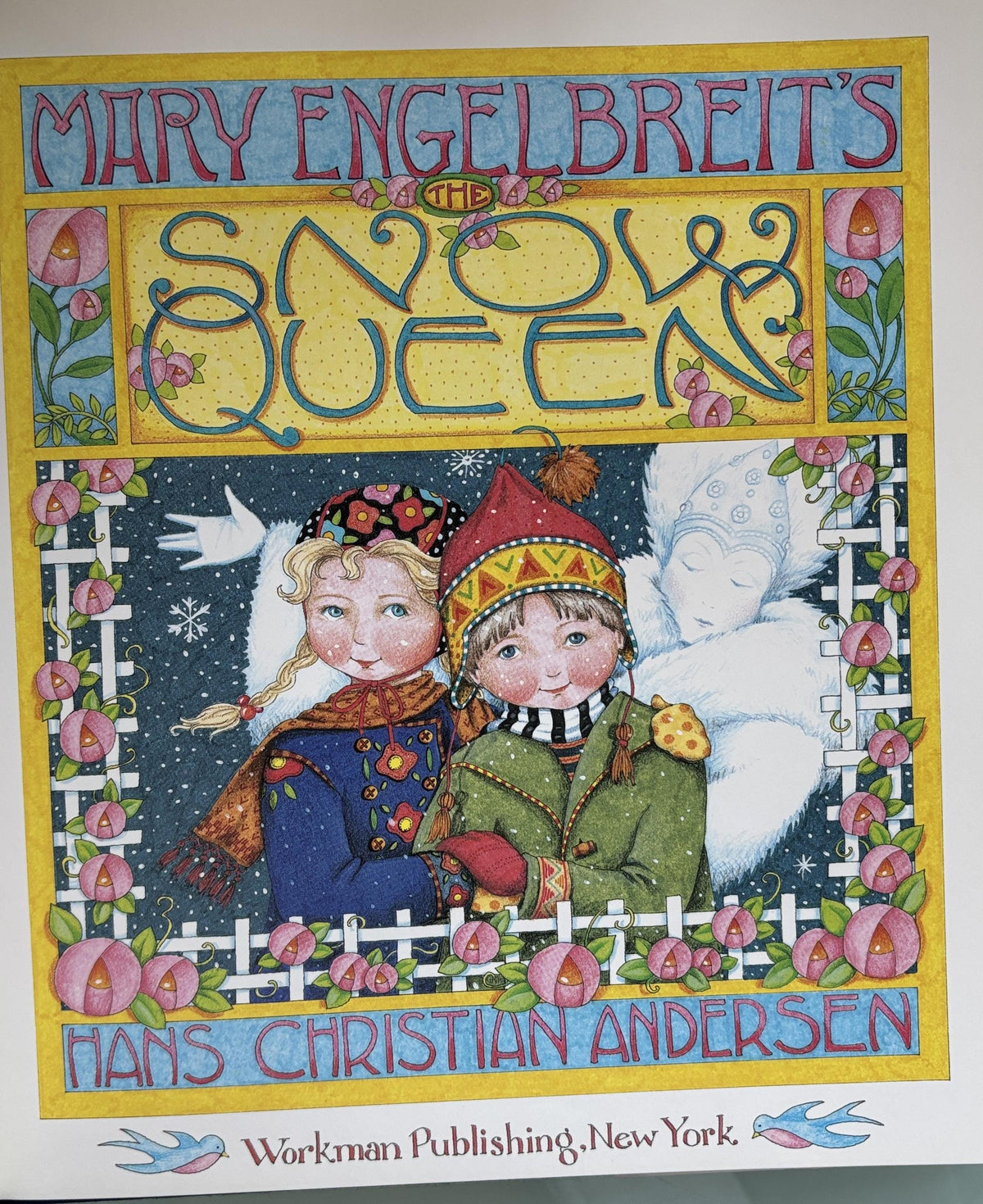 The Snow Queen: Hans Christian Andersen (Mary Engelbreit)  **  First Edition First Printing  **  1993