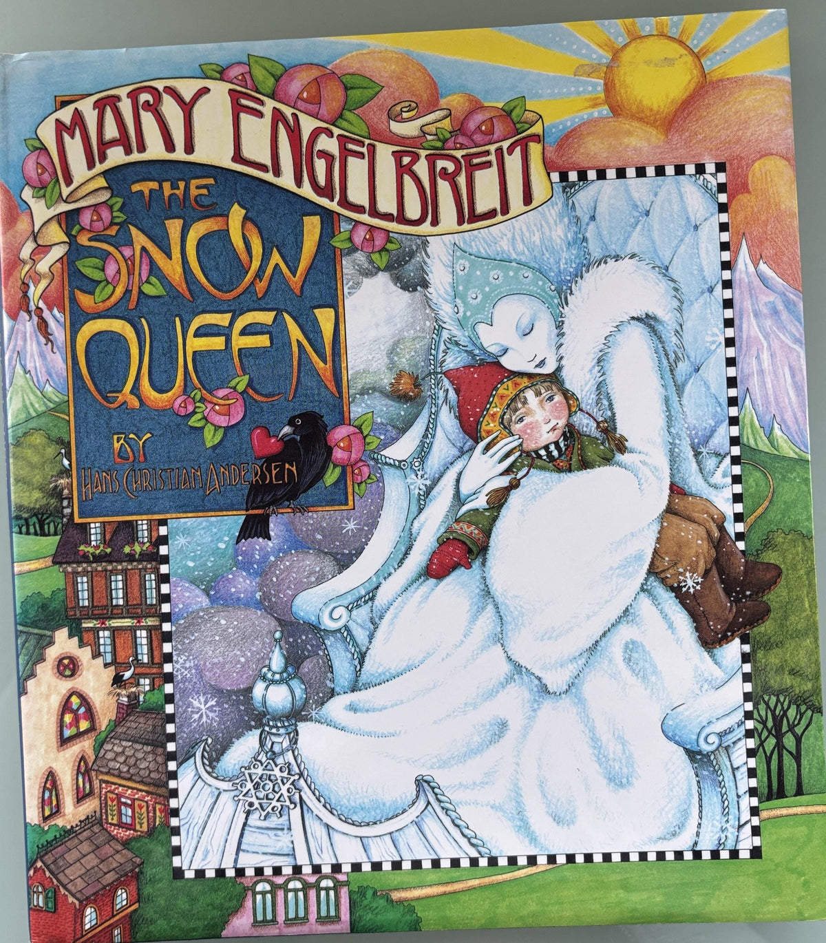 The Snow Queen: Hans Christian Andersen (Mary Engelbreit)  **  First Edition First Printing  **  1993
