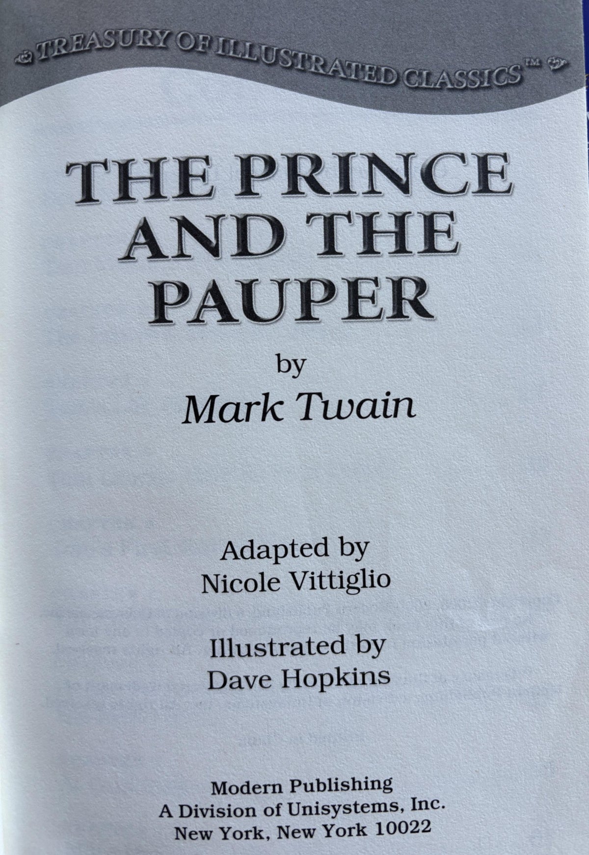 Treasure of Illustrated Classics - The Prince and the Pauper - Mark Twain