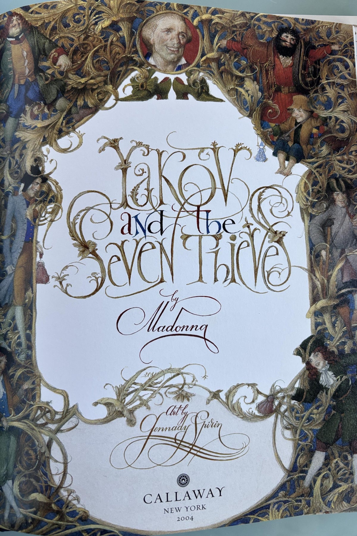 Yakov and the Seven Thieves  by Madonna Ritchie  **  First Editon  **