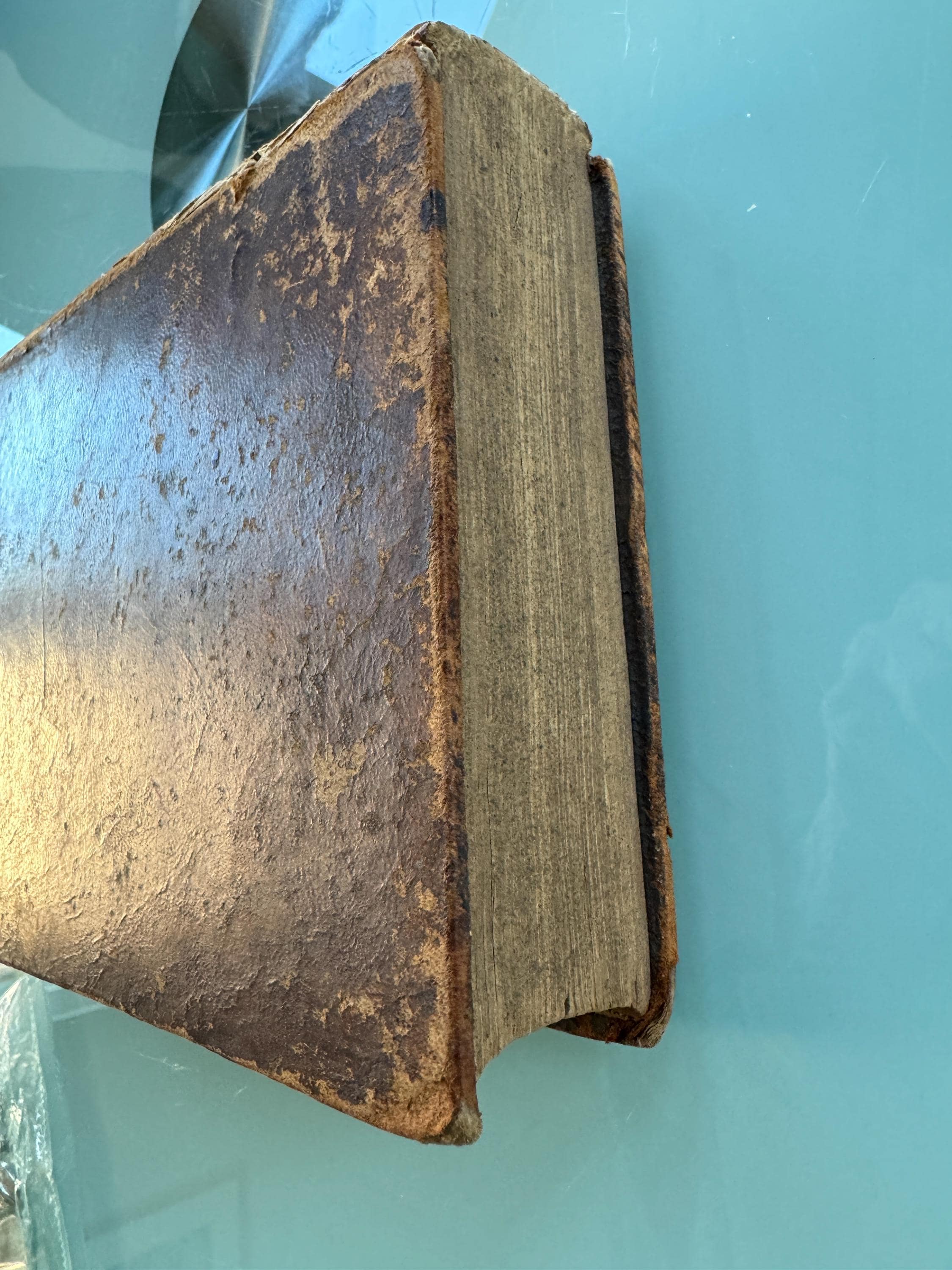SWEDISH BIBLE c1881  Embossed Leather Bound  Book Fragile