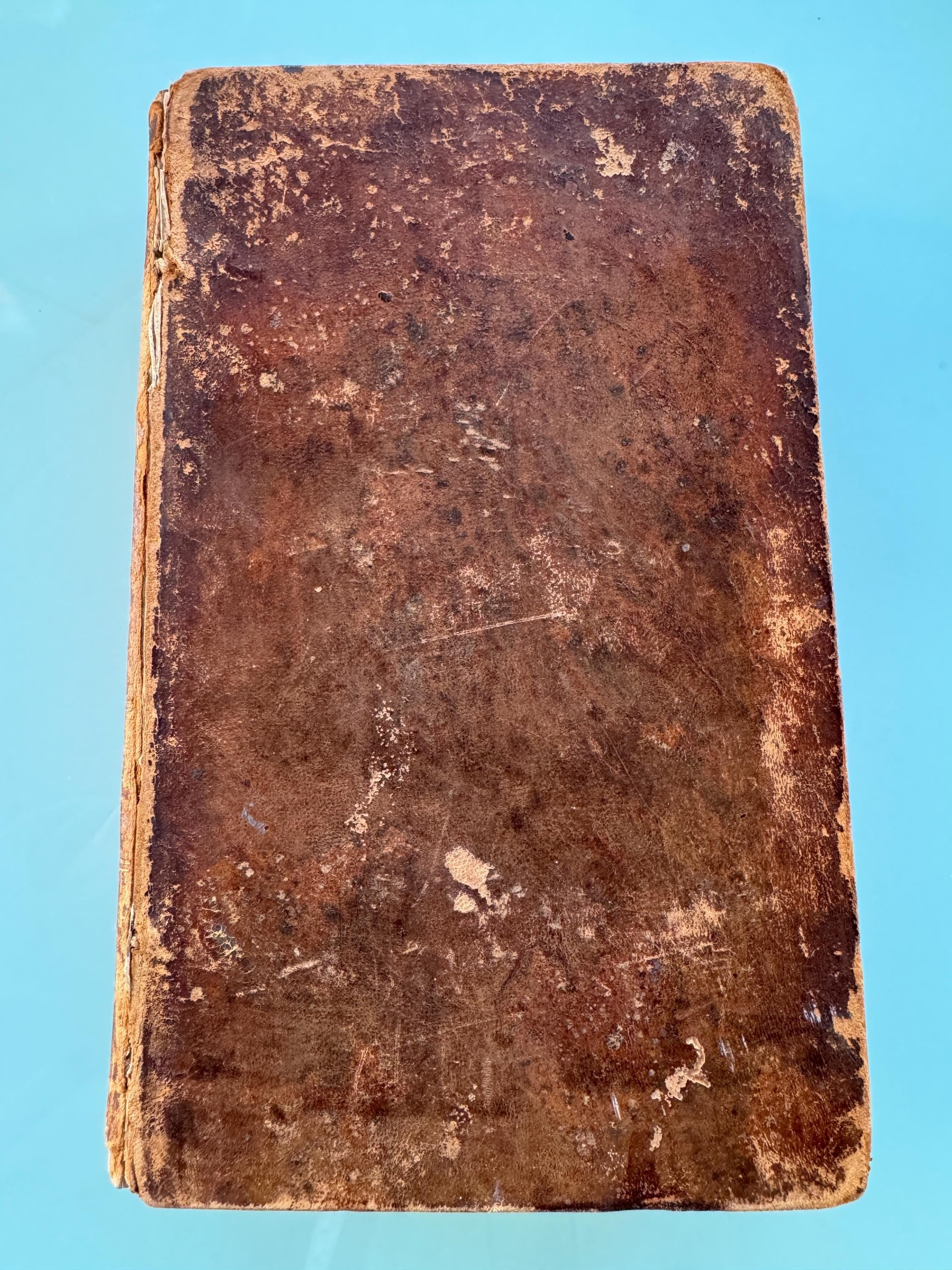 SWEDISH BIBLE c1881  Embossed Leather Bound  Book Fragile