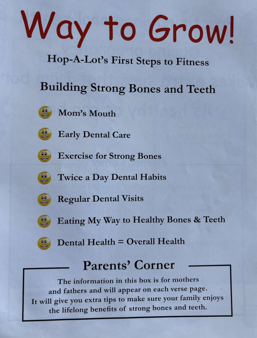 How to Grow Stong Bones and Teeth English and Spanish