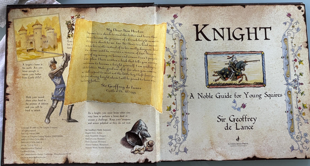 Knight A Noble Guide for Young Squires - First US Edition