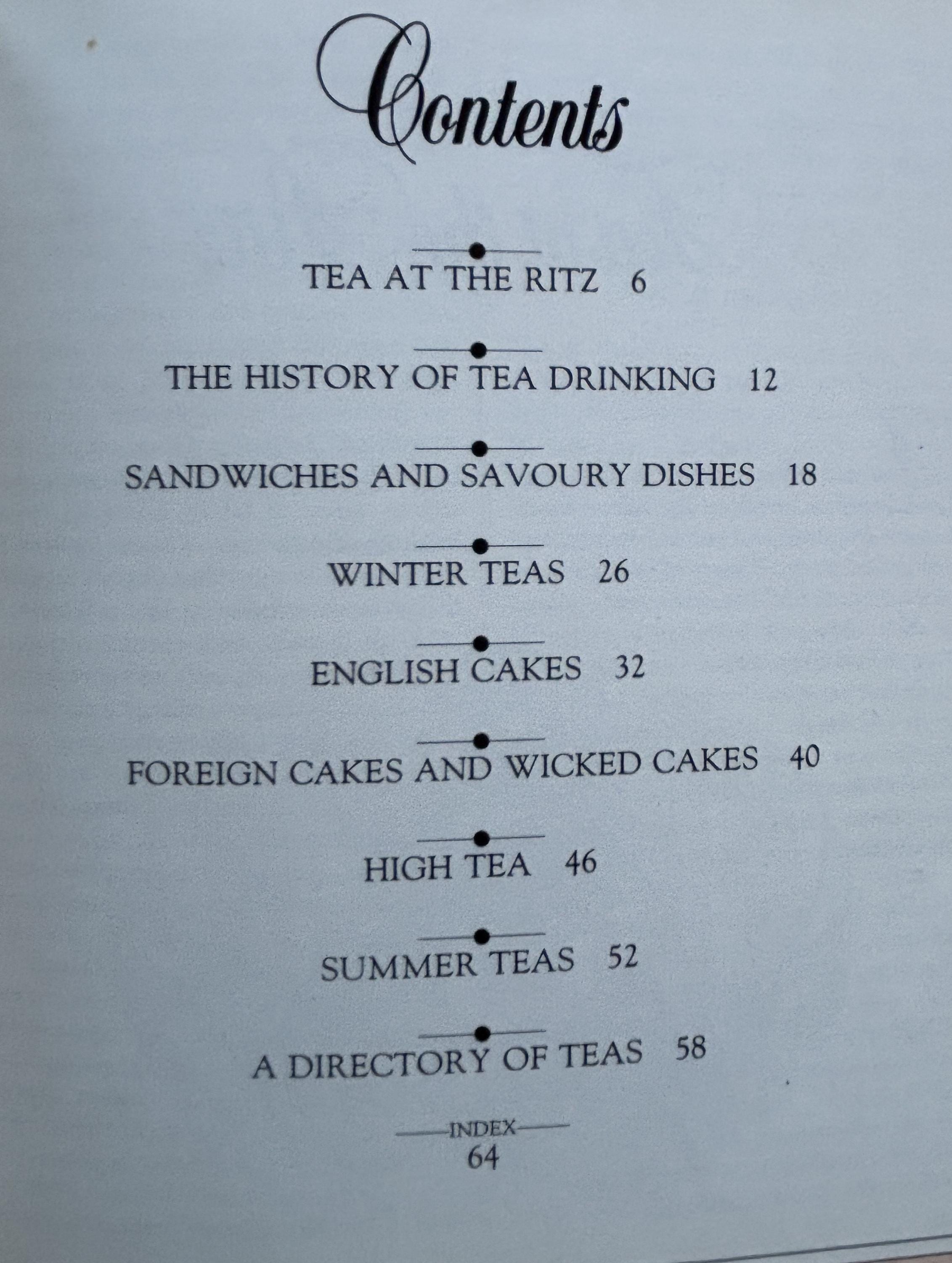 The London Ritz Book of Afternoon Tea by Helen Simpson