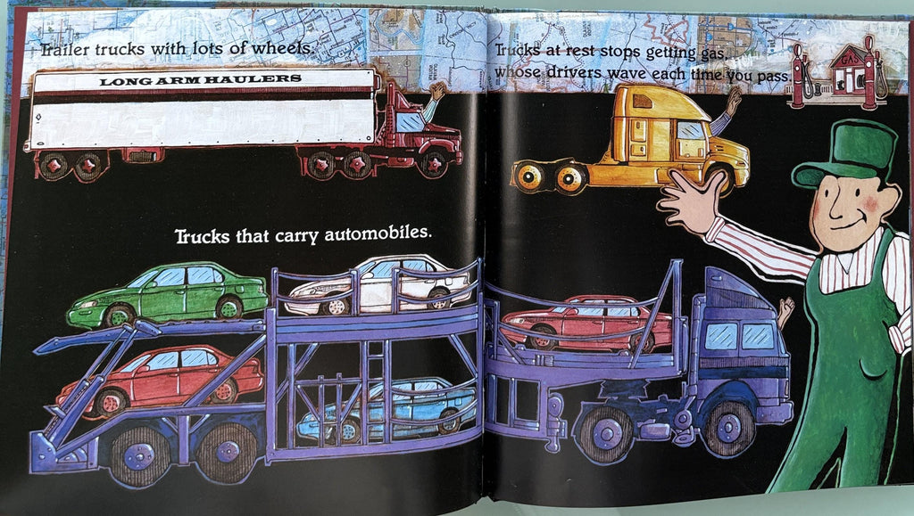 Trucks, Whizz! Zoom! Rumble! by Patricia Hubbell  **  First Edition  **